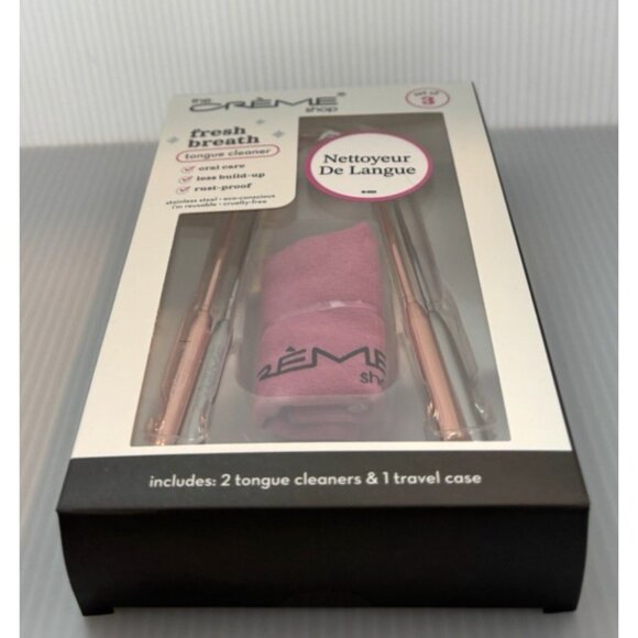 The Crème Shop Fresh Breath Tongue Cleaners Set of 3 Oral Care Tools NEW - Picture 6 of 6